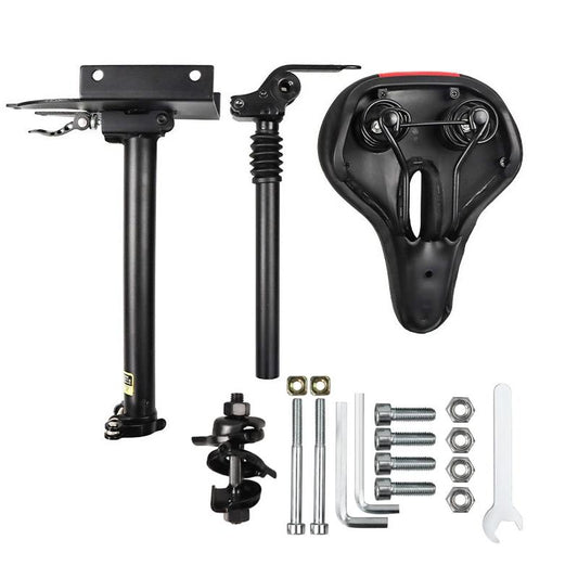 NNEIDS Foldable Seat For Xiaomi M365 Scooter - No Drilling Black