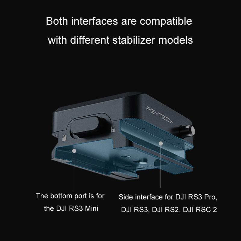 NNEIDS Universal Quick Release Gimbal Base For Dji Rs3 Mini / Rs3