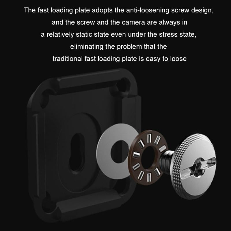 NNEIDS Universal Quick Release Gimbal Base For Dji Rs3 Mini / Rs3