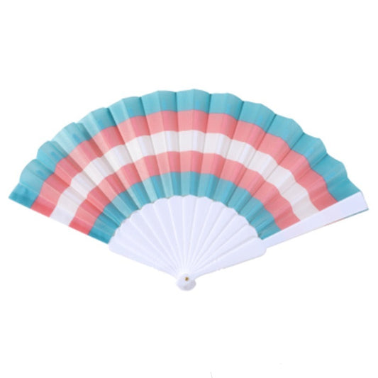 Transgender Pride Flag Handheld Fan