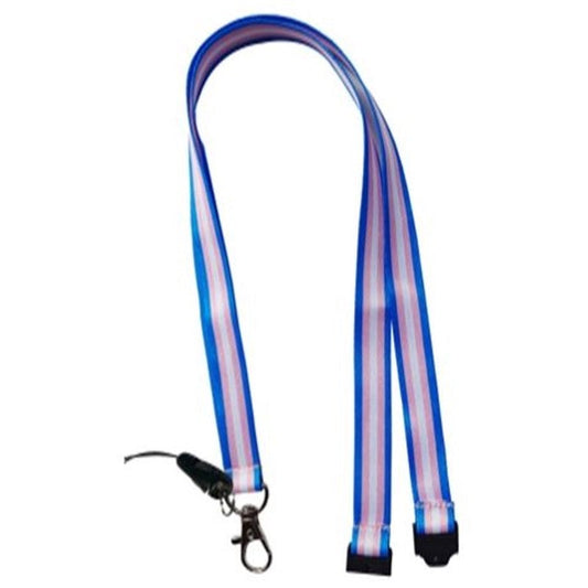 Transgender Pride Flag Lanyard