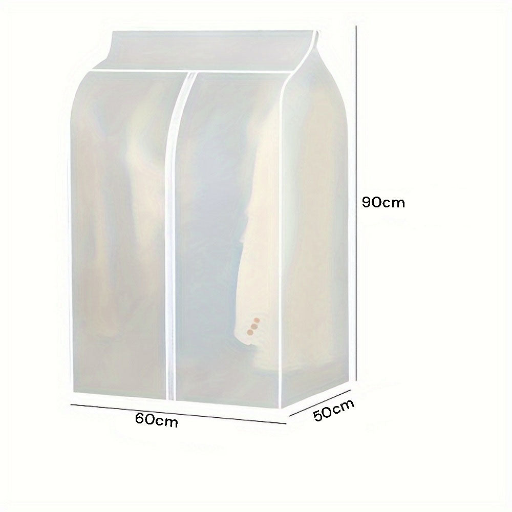 NNEDSZ 90cm Clothes Dust Cover Wardrobe Cloth Cover Clothes Storage Bag For Garments Suits Dresses Coats