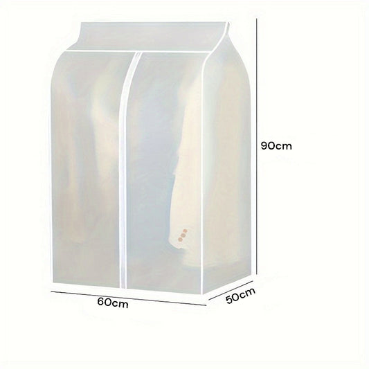 NNEDSZ 90cm Clothes Dust Cover Wardrobe Cloth Cover Clothes Storage Bag For Garments Suits Dresses Coats