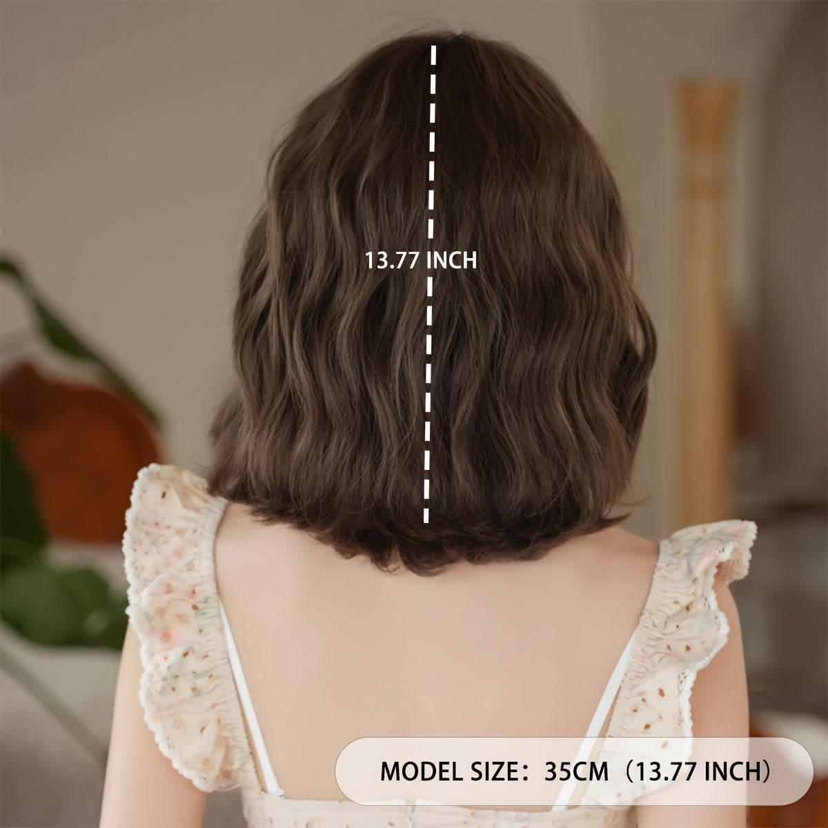WIGS Short Water Wave Bob Wig