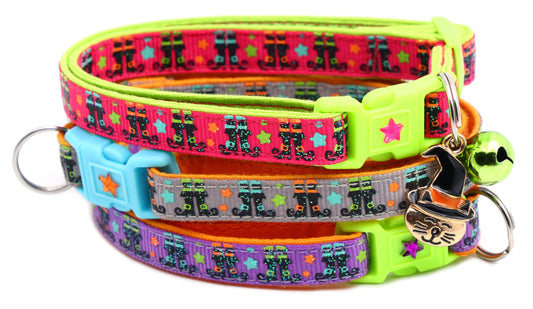 Witchy Boots Breakaway Cat Collar