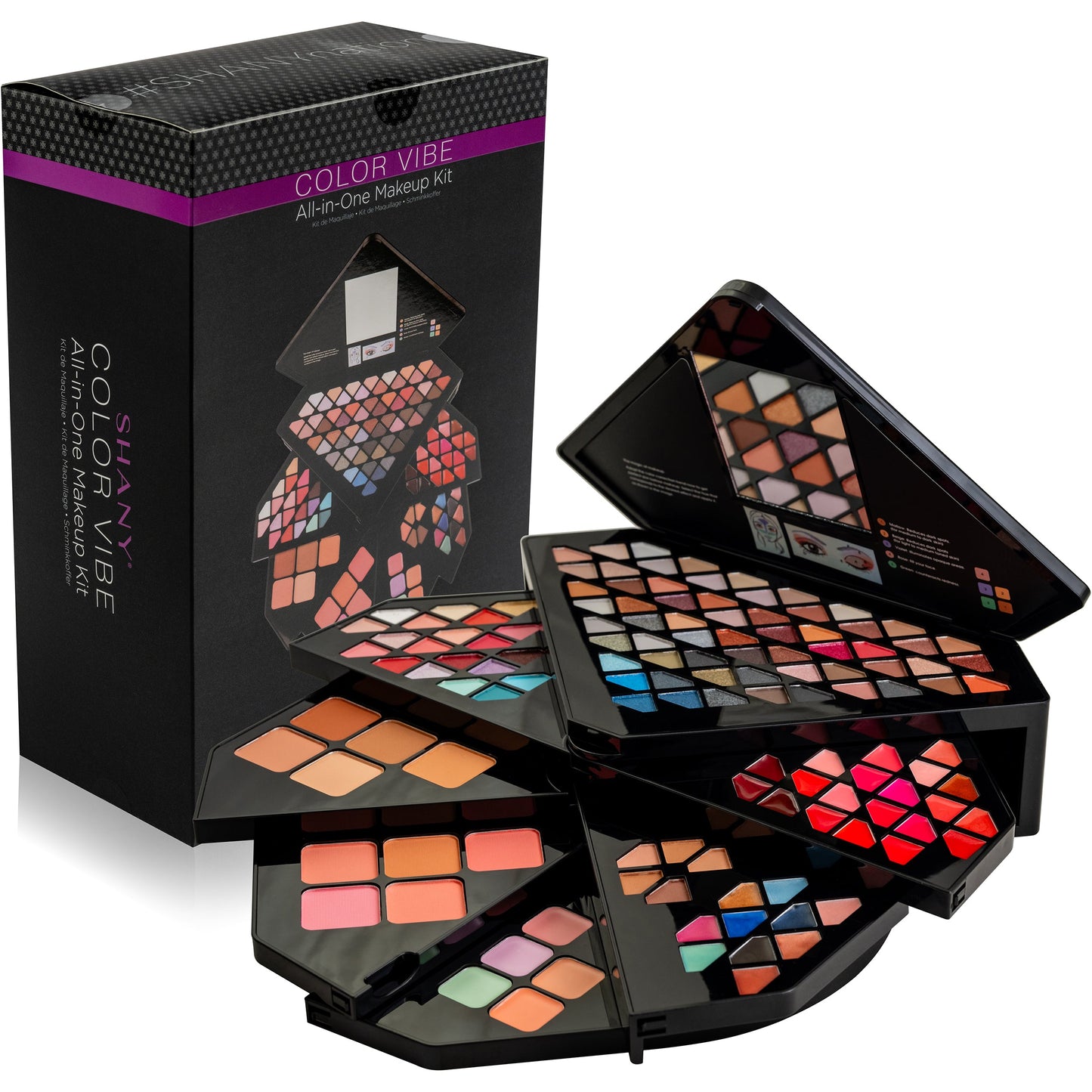 Color Vibe Pro դիմահարդարման հավաքածու - պրոֆեսիոնալ դիմահարդարման պալիտրա