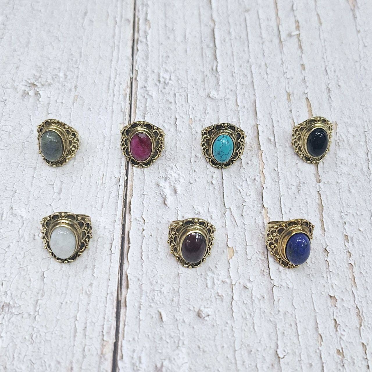 Anillos de laton