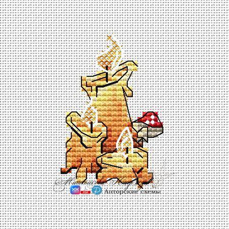 Candles - PDF Cross Stitch Pattern