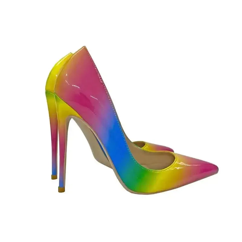 Colorful High Heels Stiletto Shoes