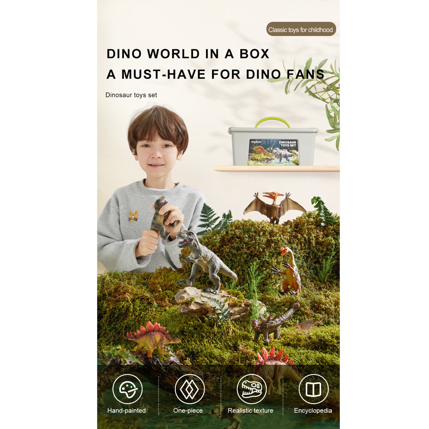 Dinosaur Toys Set 24pcs