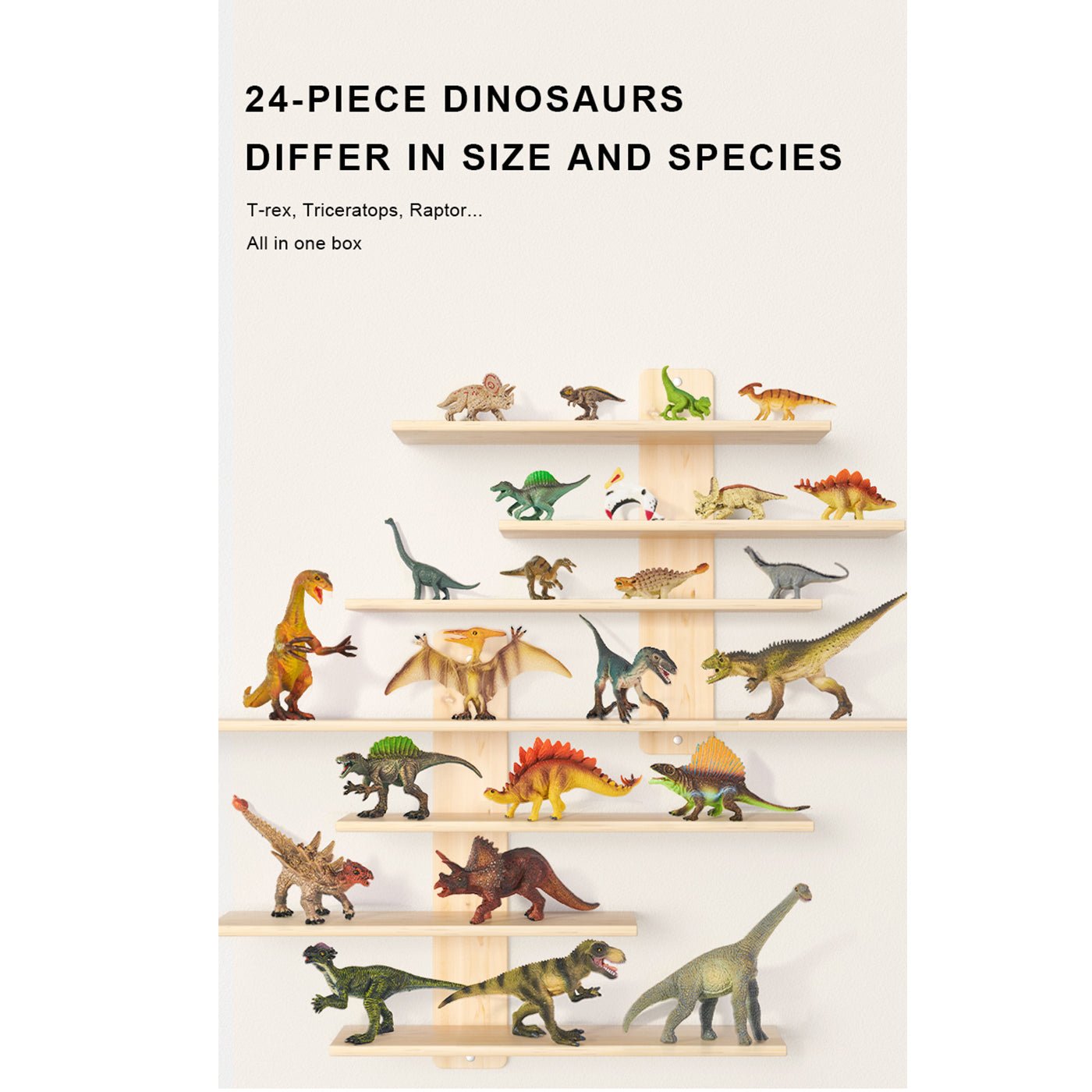 Dinosaur Toys Set 24pcs