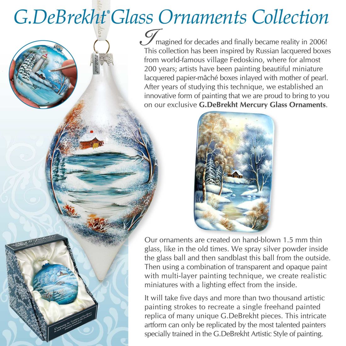 Mary Magdalena Bell Glass Ornament by G. DeBrekht - Nativity Holiday Decor - 752-038
