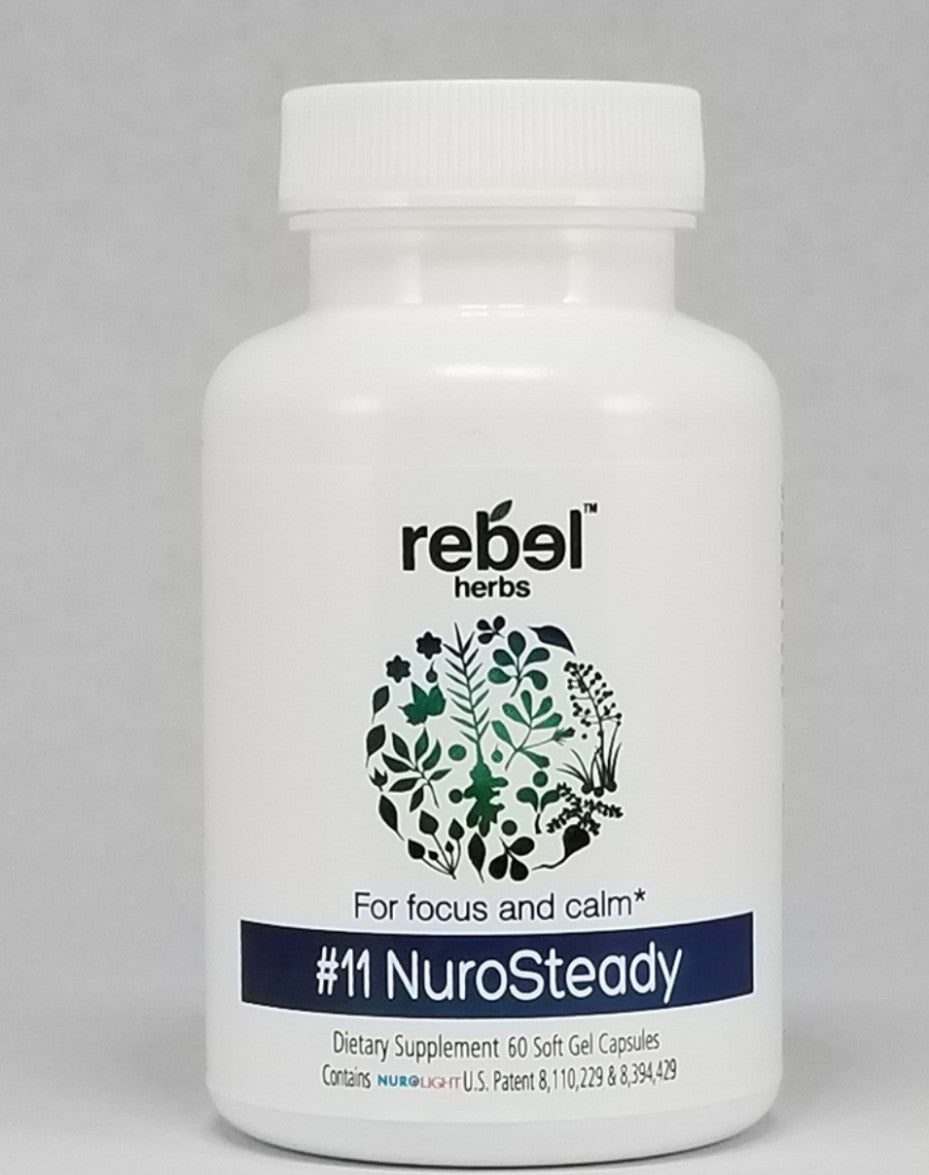 Rebel Herbs Organic NuroSteady 60 Capsules