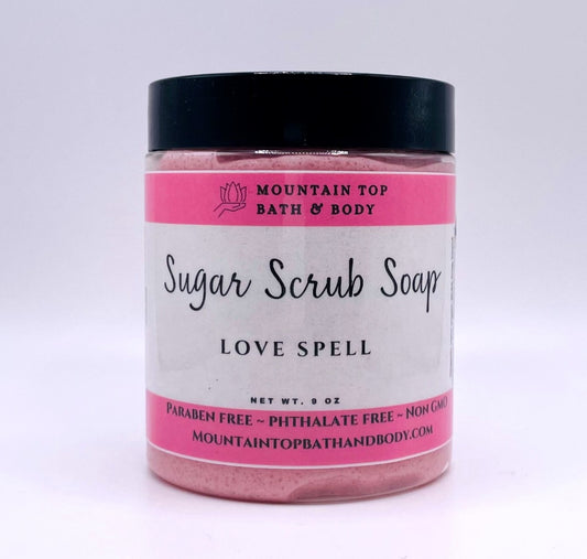 Love Spell Sugar Scrub Soap