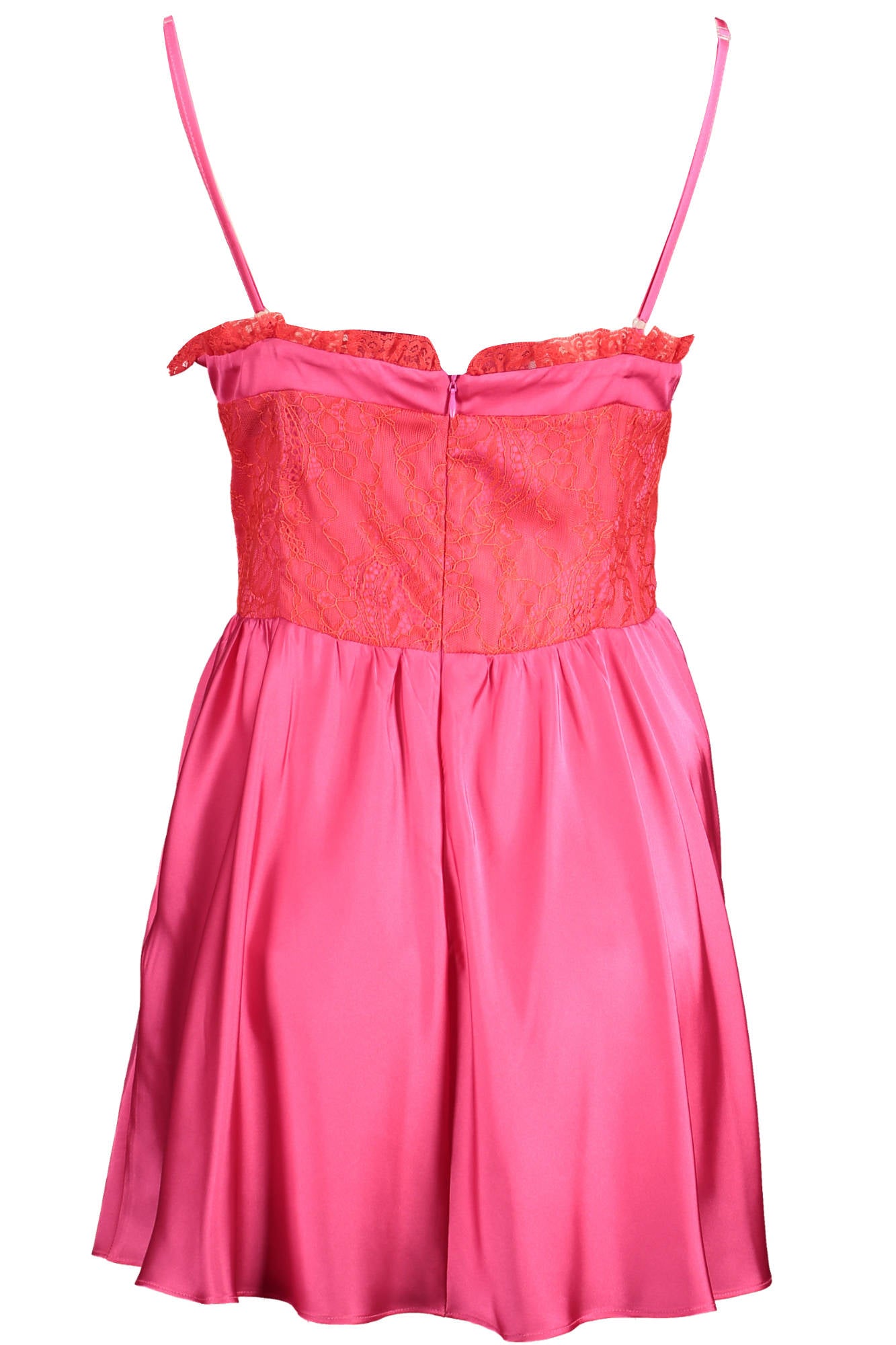 GAELLE PARIS PINK WOMAN SHORT DRESS