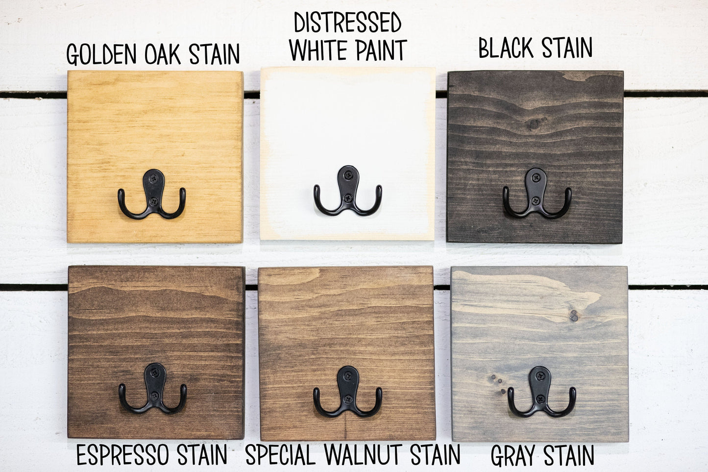Solid Wood Entryway Shelf with Key Hooks