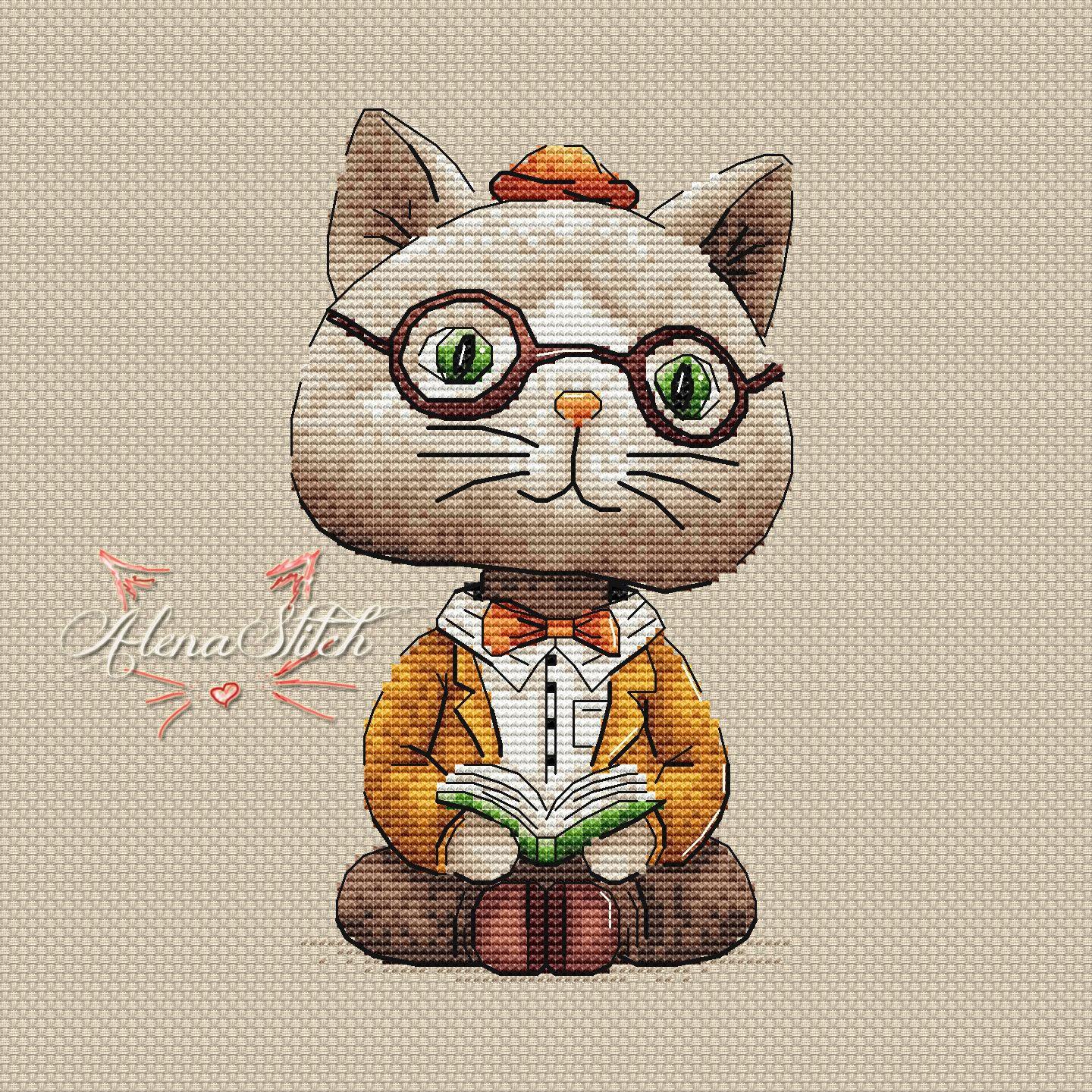 Magic lives in every book - PDF Cross Stitch Pattern
