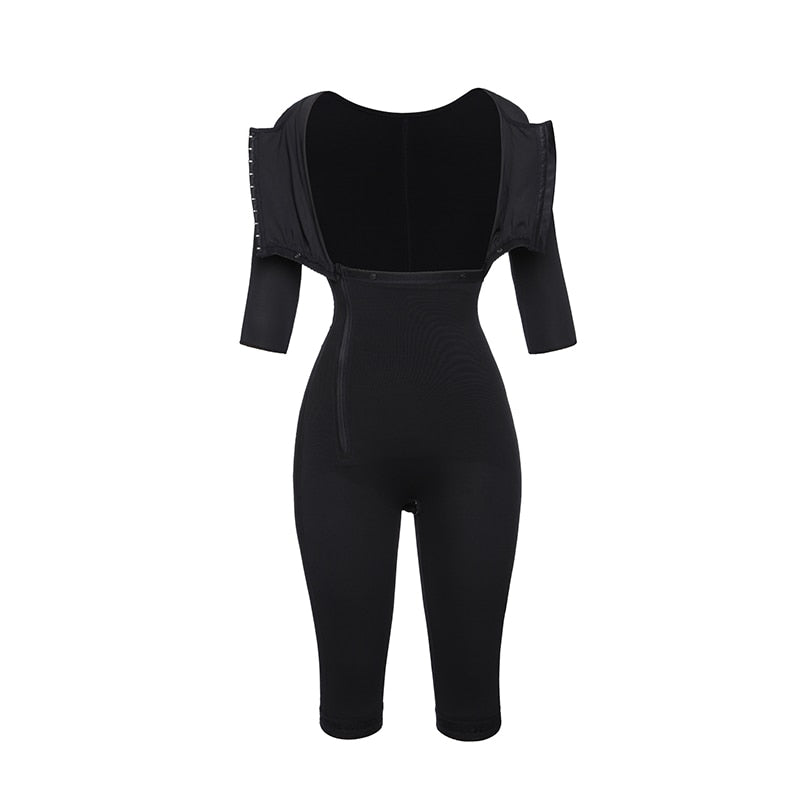 Women Full Body Shaper Post Partum Bodysuits Slimming Underwear Waist Girdles Trainer Butt Lifter Plus Size Shapewear