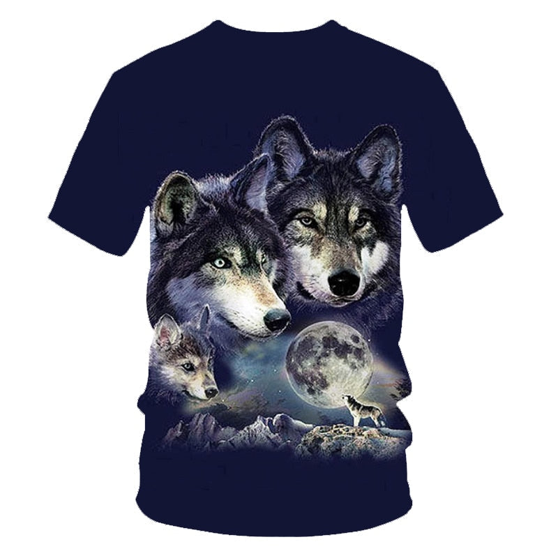 Wolf T shirt Women Snow Clothing Jungle Tshirt Tops Clothes 3d T-shirt Womens Hip hop Sexy Top Tee Female