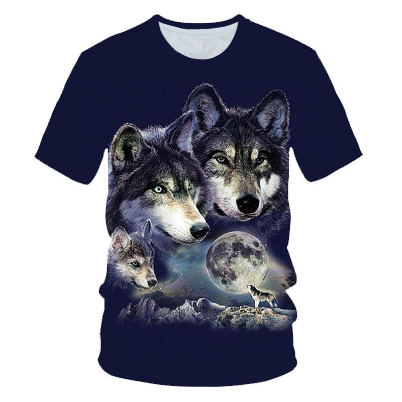 Wolf T shirt Women Snow Clothing Jungle Tshirt Tops Clothes 3d T-shirt Womens Hip hop Sexy Top Tee Female