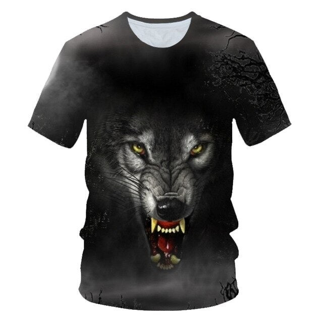 Wolf T shirt Women Snow Clothing Jungle Tshirt Tops Clothes 3d T-shirt Womens Hip hop Sexy Top Tee Female