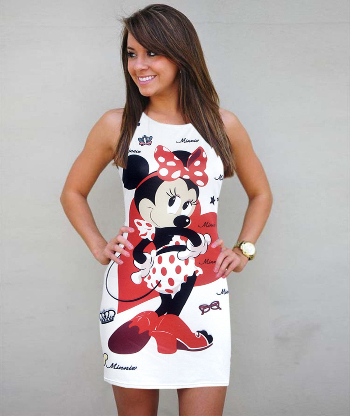 Women Casual Polka Long Girls Party Dresses Sexy