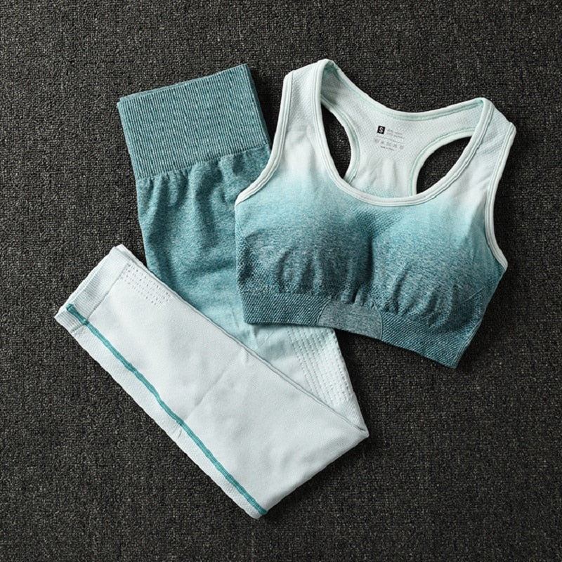 women gym clothes sports bra and leggings gym sportswear