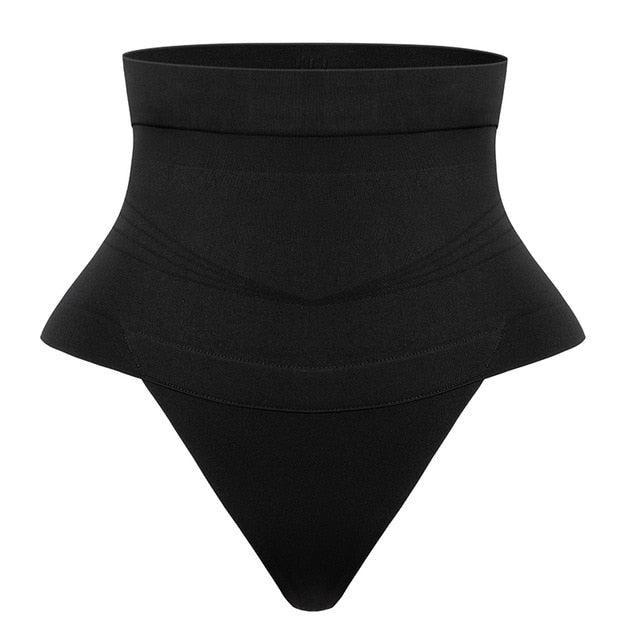Women Thong Tummy Shaper Shaping Panty Seamless Underwear Waist Cincher Trainer Girdle Faja Shapewear G-string Briefs Plus Size