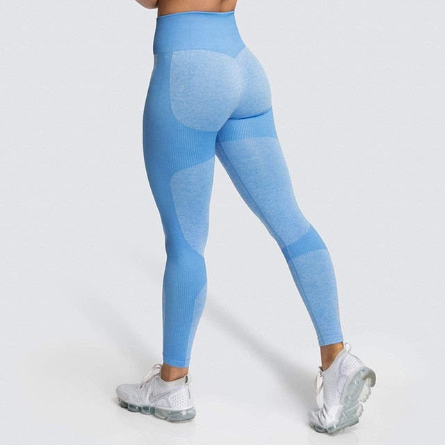 Lycra Seamless Yoga Set Women Fitness Bra Top Sportswear Woman Gym Leggings Push Up Strappy Sexy Sports Suits workout set