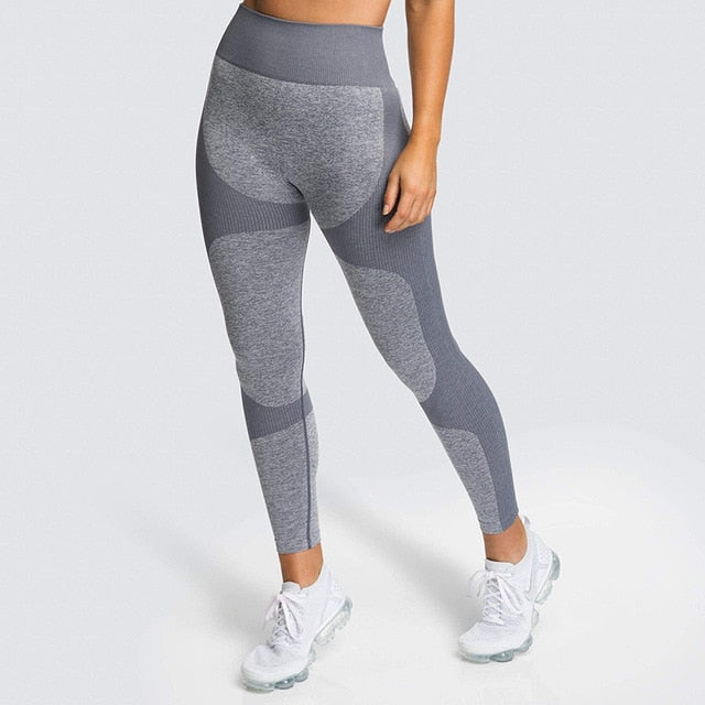 Lycra Seamless Yoga Set Women Fitness Bra Top Sportswear Woman Gym Leggings Push Up Strappy Sexy Sports Suits workout set