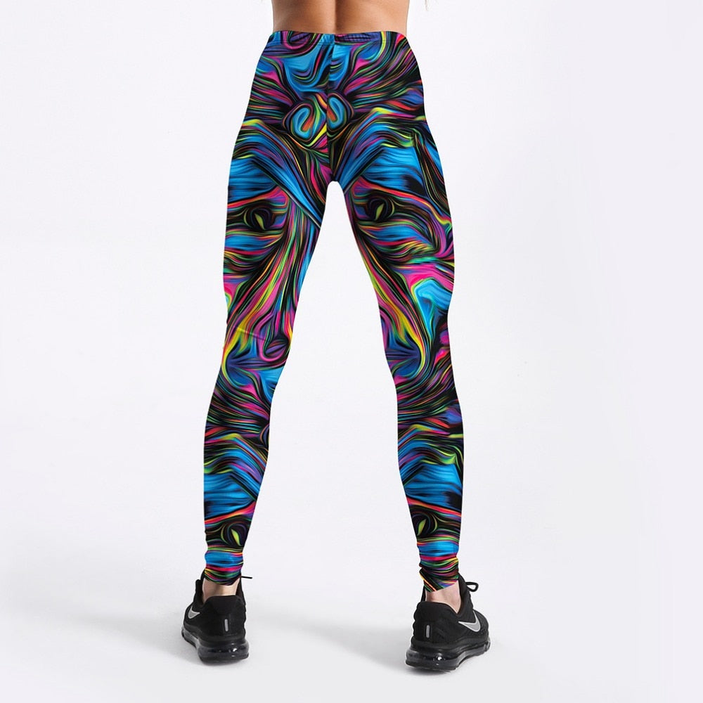 Hot Sale Leggings Women Summer Pants Cute Donuts Unicorns Printed Girl Leggings Plus Size S-XXXXL