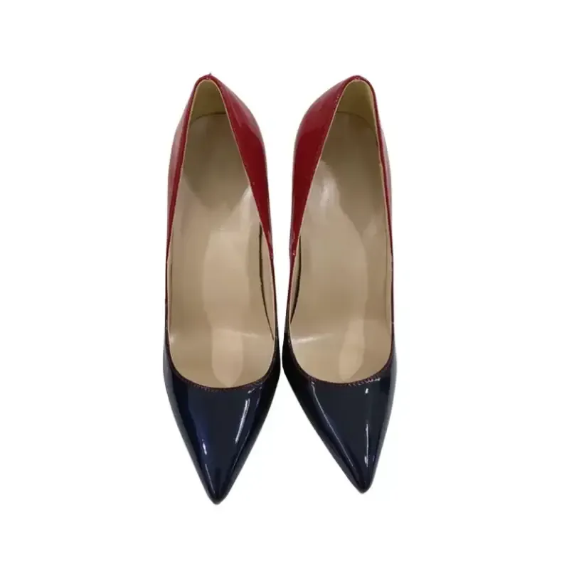 Red Black Gradient High Heels Stiletto Shoes